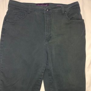 Gloria Vanderbilt Amanda sz 16 grey jeans